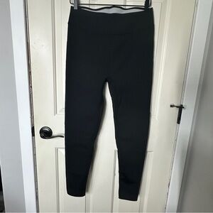 Black High-Waisted Lined Winter Leggings